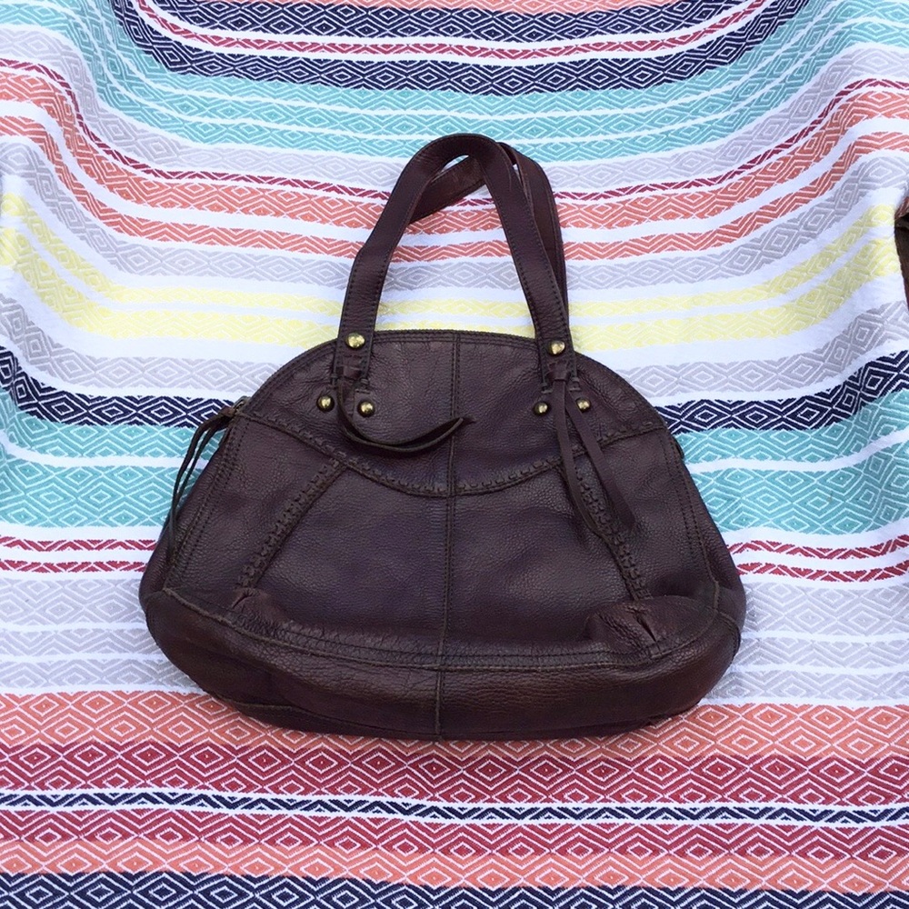 Lucky brand Leather oversized purse 👜